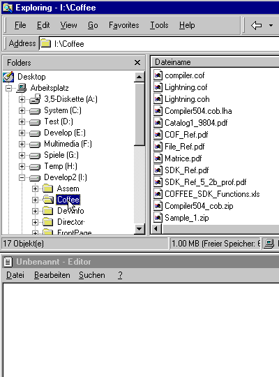 Directory2Clipboard at work - animation